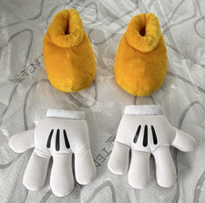 Disney Mickey Mouse Adult Costume Set: White Gloves  Yellow Shoe Covers