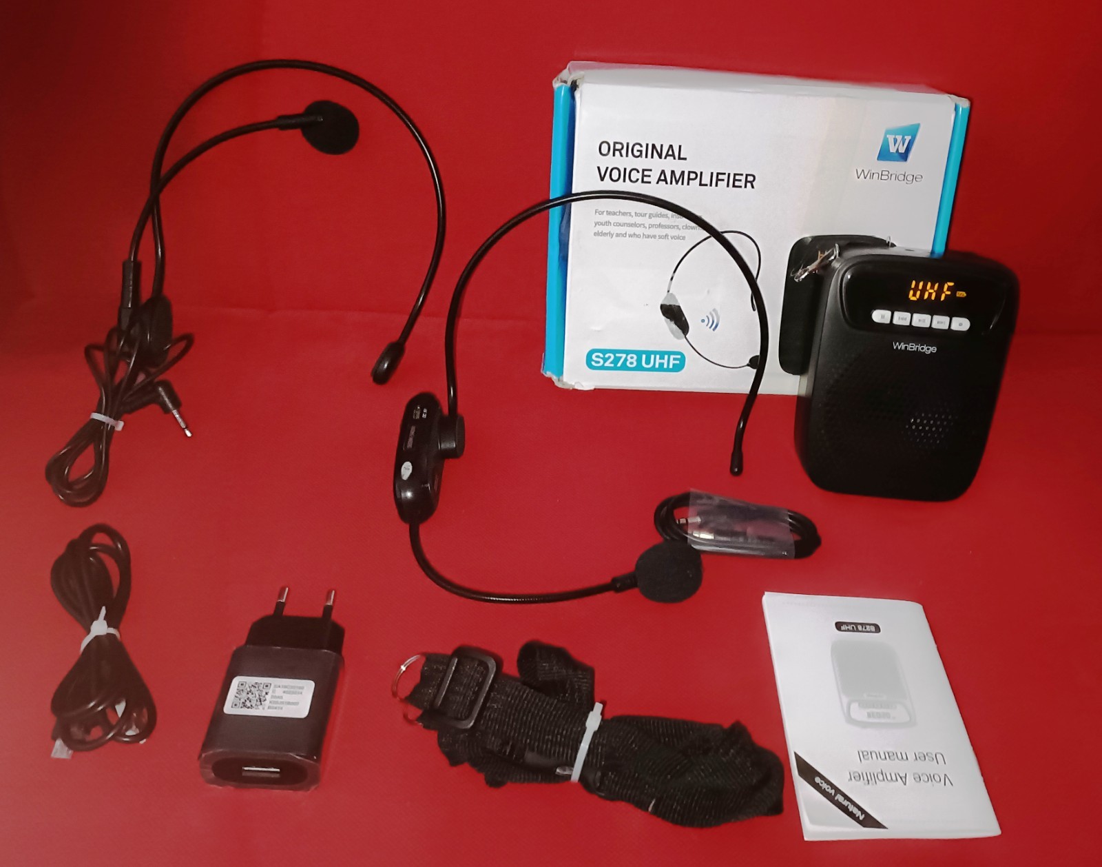 WinBridge S278 UHF Amplificatore Vocale Wireless: Addio Mal di Gola