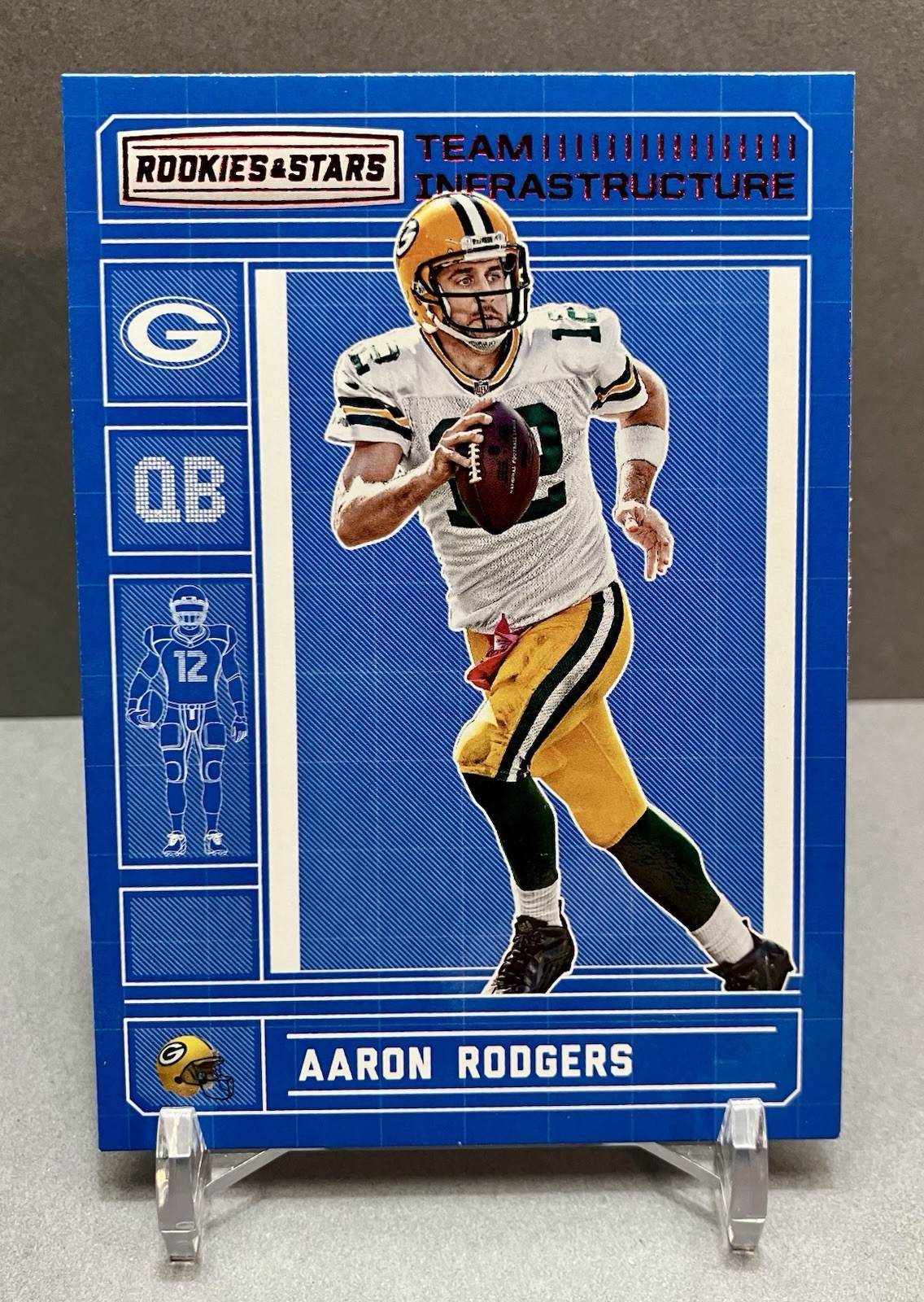2016 AARON RODGERS Rookies & Stars Team Infrastructure Red #4