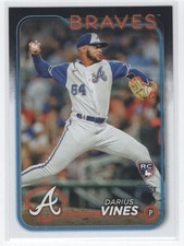 #493 2024 Topps Darius Vines Rookie Atlanta Braves 