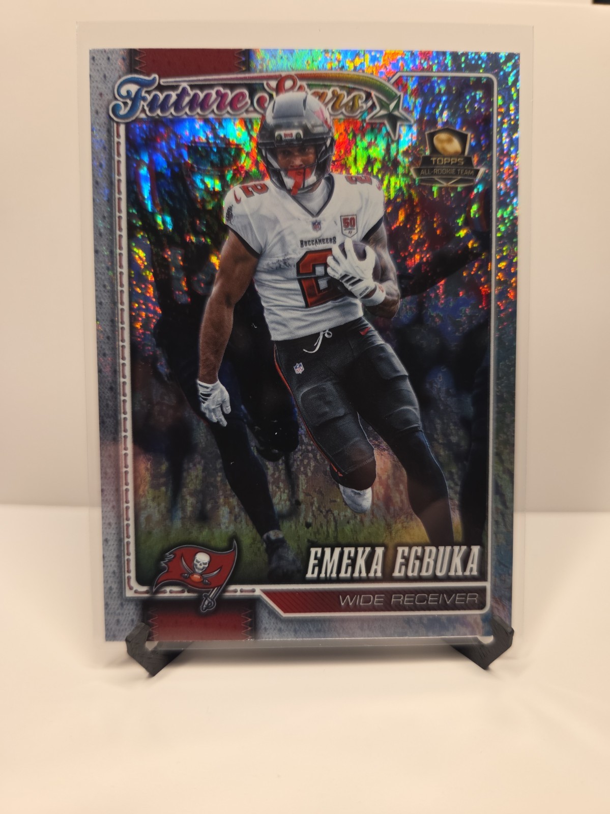 2026 Topps Flagship Emeka Egbuka Future Stars Sand Glitter #312 Buccaneers