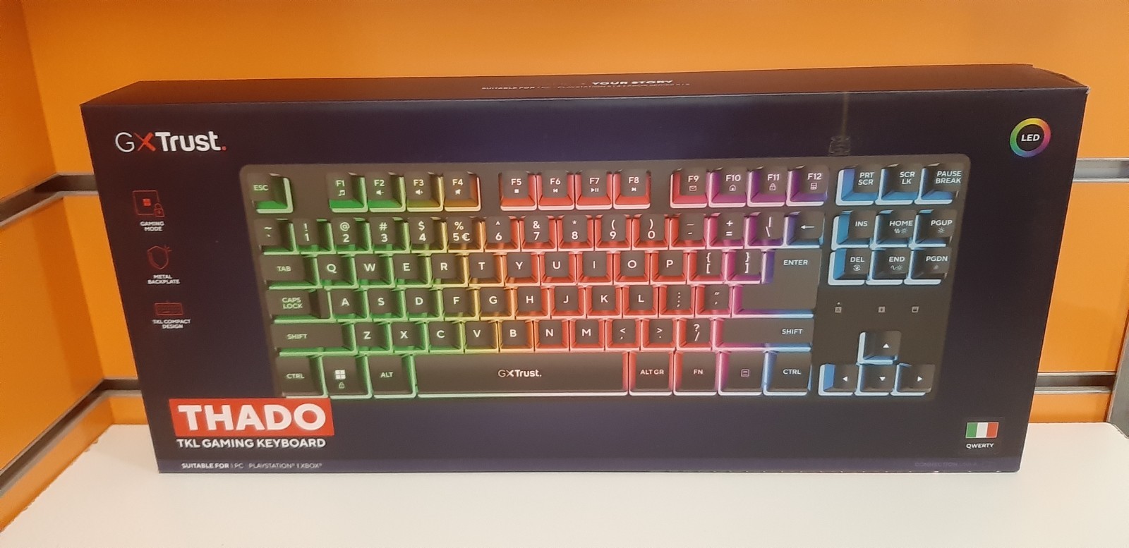 Tastiera da Gaming Trust Thado GXT 833 NUOVA SIGILLATA