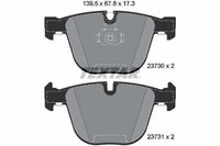 Textar Bremsbelagsatz, Scheibenbremse 2373001 FüR Bentley BMW ROLLS-ROYCE