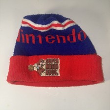 Nintendo Super Mario Bros Vintage 1989 Winter Beanie Stocking Cap Universal