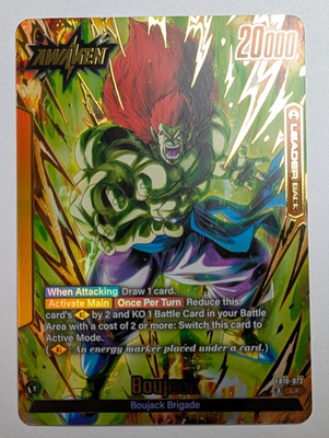 Boujack FB10-073 Leader Alternate Art Cross Force Dragon Ball