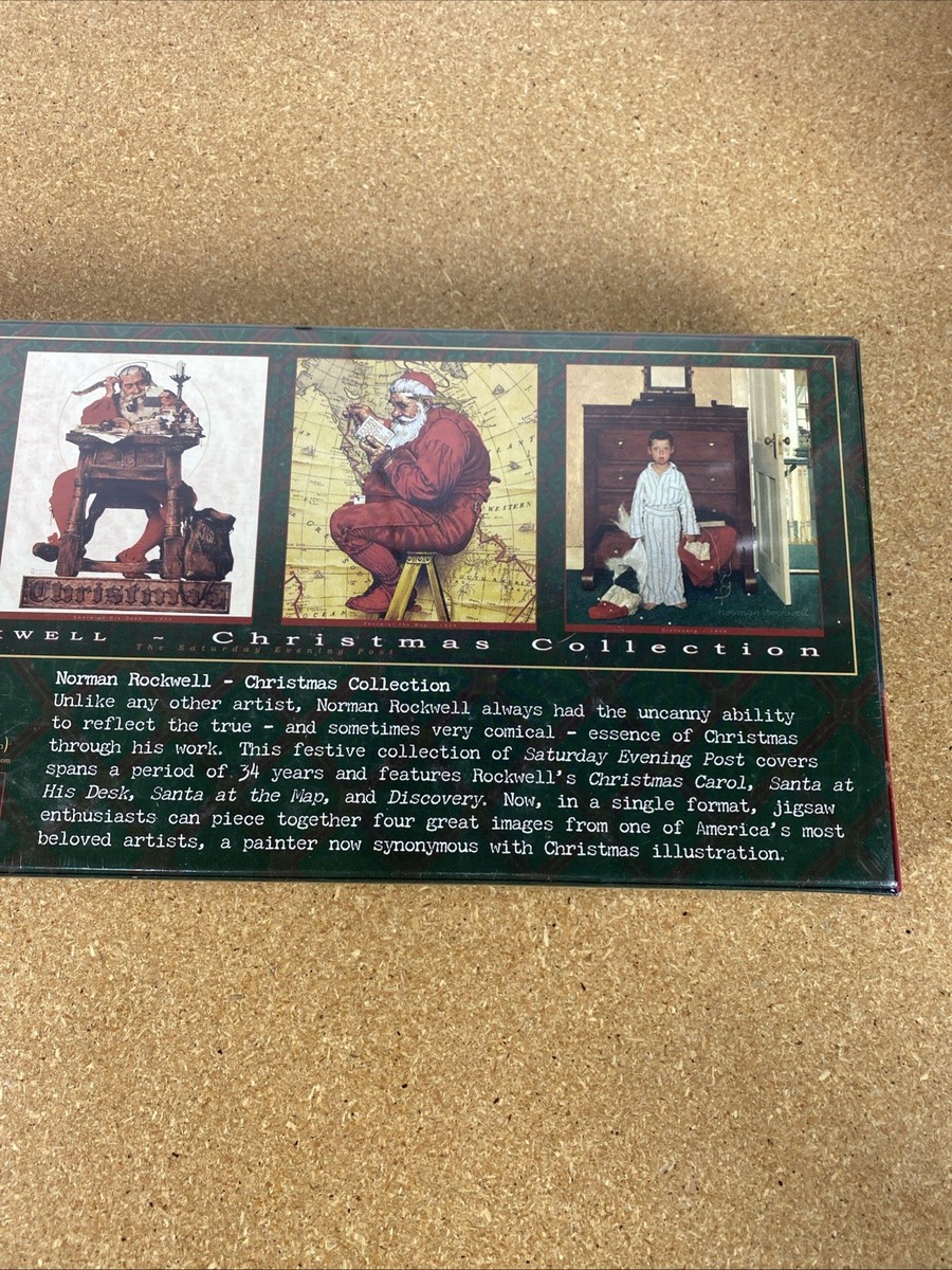 Norman Rockwell Christmas Collection Puzzle The Saturday Evening