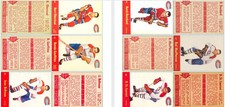 1955-56 PARKHURST Hockey Set 79 cards Digitally Enhanced 200 LB Cardstock