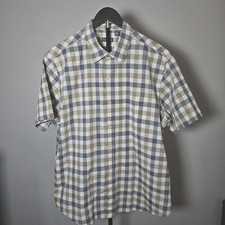 Van Heusen Men's XL 17-17 Classic Fit Short Sleeve Button Up Shirt