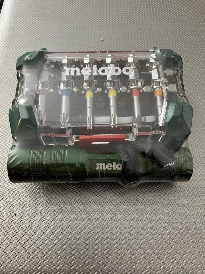 1 Stück Metabo Bit Set BIT-BOX SP 29-TEILIG + MINI FLASH LIGHT 626721000 NEU OVP - Bild 3 von 4