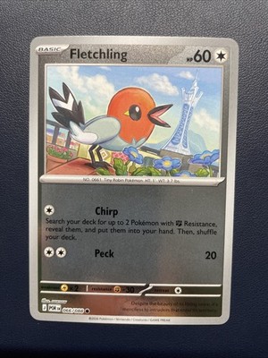 Fletchling Reverse Holo ME03: Perfect Order 066/088 NM Fast Shipping! toploaded