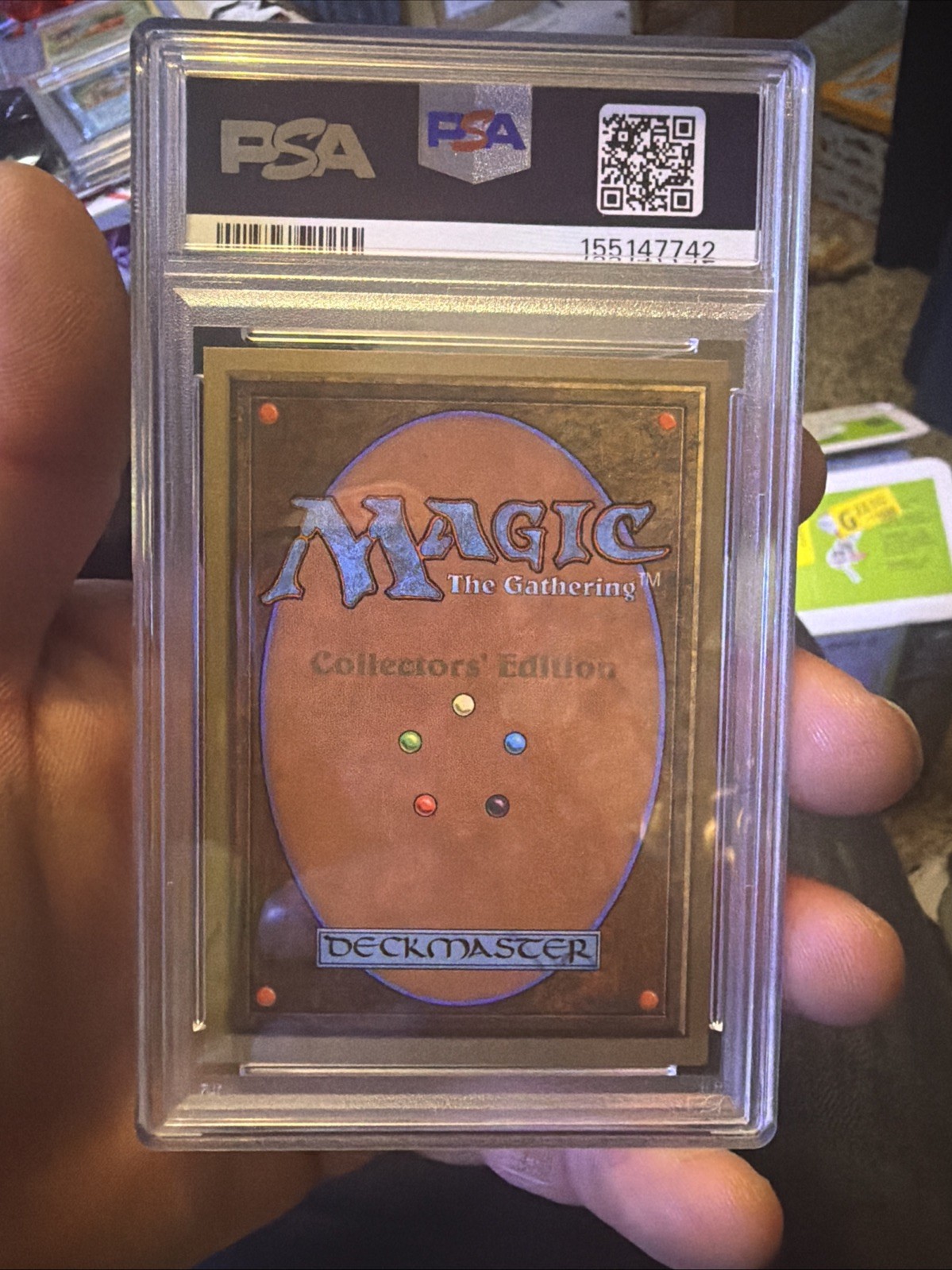 1993 MTG Collectors’ Edition Nevinyrral’s Disk PSA 8 NM-MT Magic CE view 2