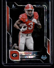 2025 Bowman University Chrome Sapphire #80 Nate Frazier Black Sapphire #/10