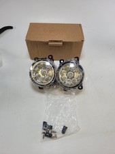Pair Led Fog Lights Driving Lamps 12v Universal Truck Jeep Off Road Tl0198 Pair Led Fog Lights Driving Lamps 12v Universal Truck Jeep Off Road Tl0198