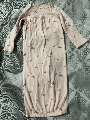 Baby Girl Clothes Nwot Carter's Light Pink Dragonfly Sleep Gown