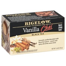 Individually Wrapped Vanilla Chai Tea Bags - 20 Count