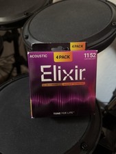 Elixir 1152 Acoustic Gitarrensaiten 4er Pack ...