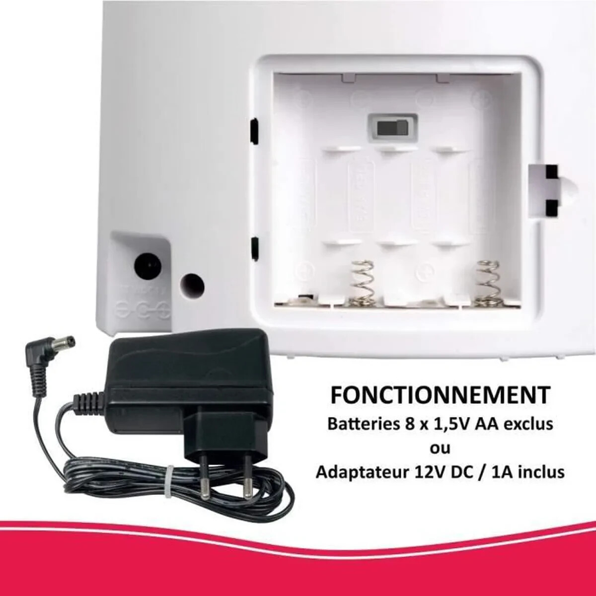 Sonnette avec aboiement de chien réaliste 3D volume réglable 110dB - 4