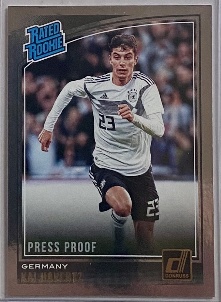 2018-19 Panini Donruss Rated Rookie Press Proof Silver #191 KAI HAVERTZ Germany