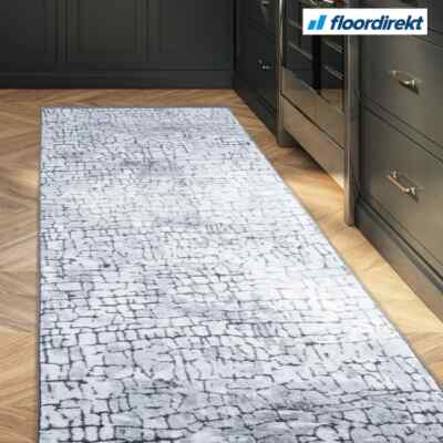 Teppich-Läufer nach Maß | Multi-Läufer | Moderner Wohnteppich | Aqua