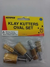Kemper PCSO - Oval Pattern Cutter Set For Clay, Wax, Dough, Sugar Paste