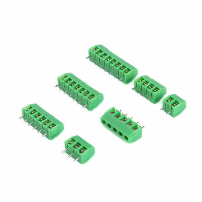 3.5mm Pitch 2 3 Pin PCB Mount Terminal Block Screw Connectors Pack of 10 50 100