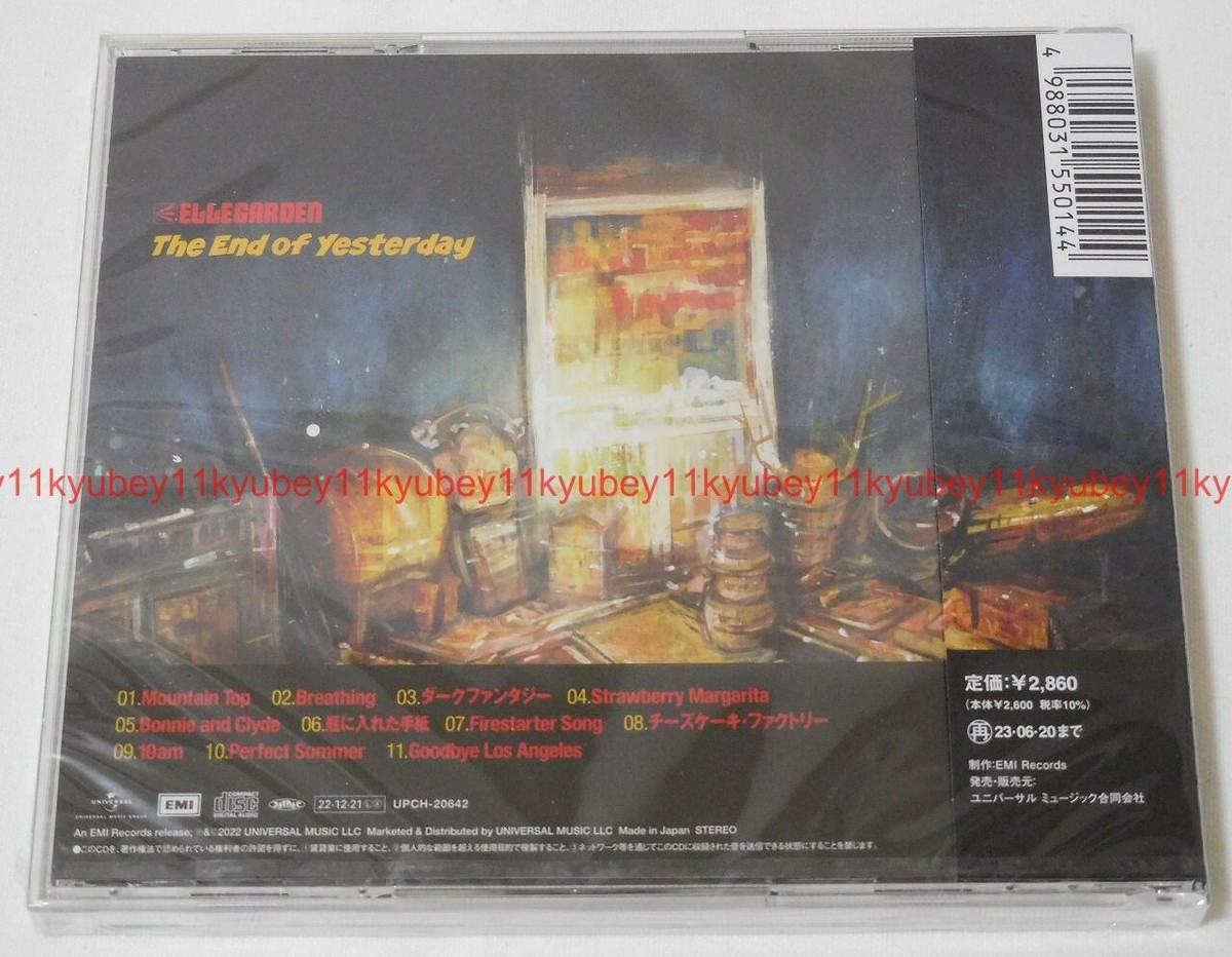 New ELLEGARDEN The End of Yesterday First Limited Edition CD Japan