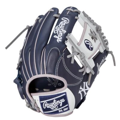Rawlings Baseball Glove Outfield 12.75 HYPER TECH MLB Team N.Y.
