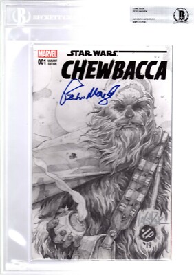 PETER MAYHEW Signed Star Wars 