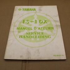 MANUEL REVUE TECHNIQUE ATELIER YAMAHA 50 FS-1 1977-> FS1 DX SERVICE HANDLEIDING