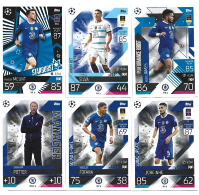 Topps Match Attax Champions League Extra 22/23 FC Chelsea Base Team Komplett