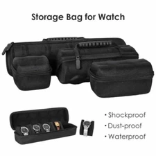 Travel Watches Storage Box Wrist Watch Jewelry Display Case Organizer Container#
