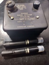 Military Dosimeters 2x and Charger Unit 1960s
