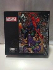 Rompecabezas Spiderman vs. Duende Verde Marvel 500 piezas.