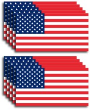 10pk American Flag 3m Vinyl Decal Sticker Usa Bumper Car Truck Window Vehicle 10pk American Flag 3m Vinyl Decal Sticker Usa Bumper Car Truck Window Vehicle