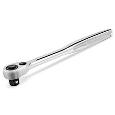 Powerbuilt 38 Inch Drive 72 Teeth Pro Tech Ratchet With Contour Handle - 649969