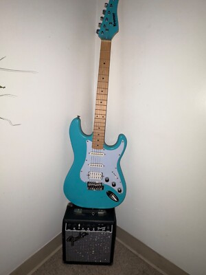 Kramer Focus VT-211S, Teal missing one string (can provide) 