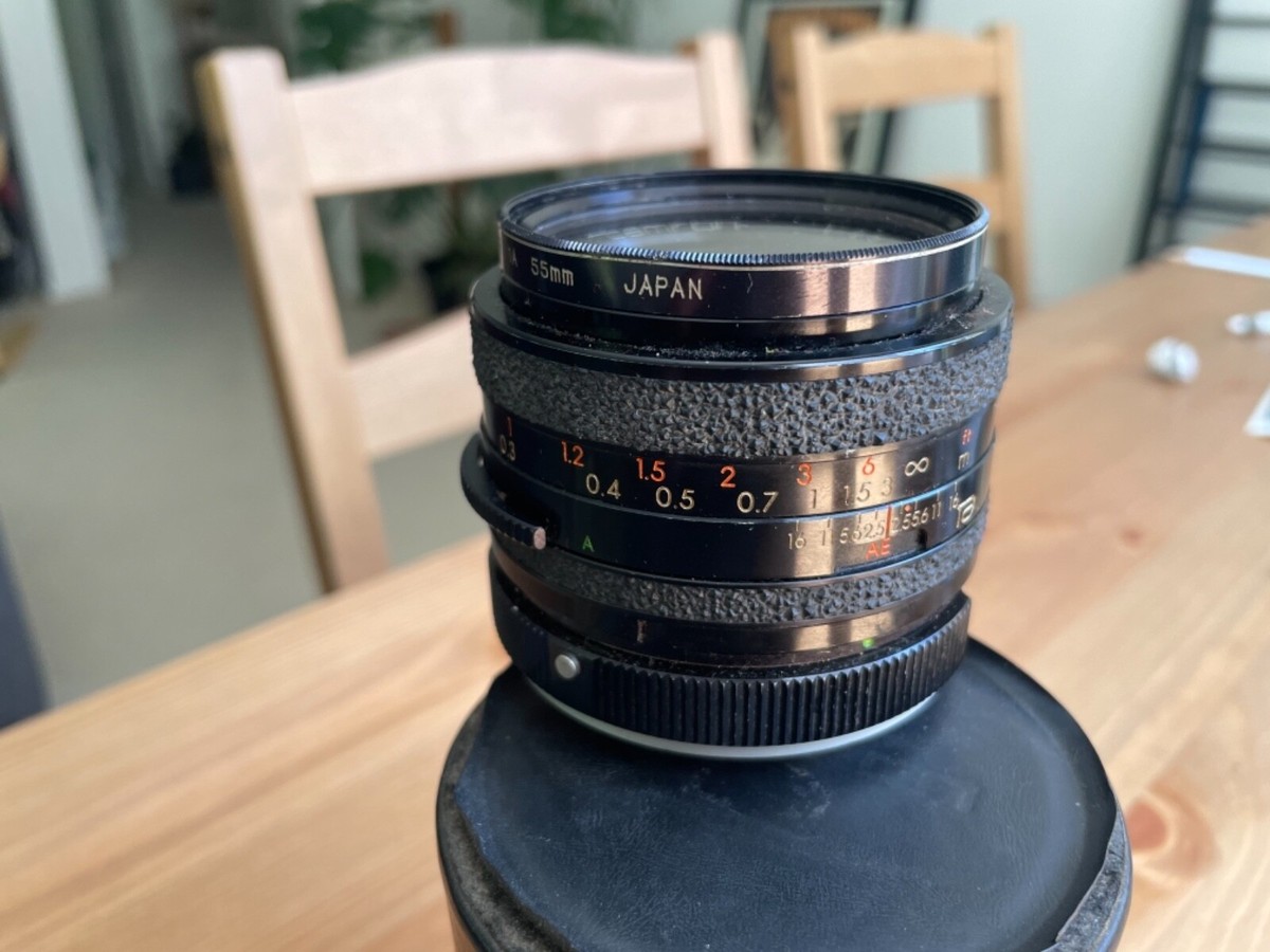 Vintage Tamron Adaptall 24mm prime wide angle lens CW-24 and