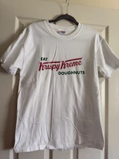 90s Eat Krispy Kreme Doughnuts TShirt Hanes Beefy Size Medium