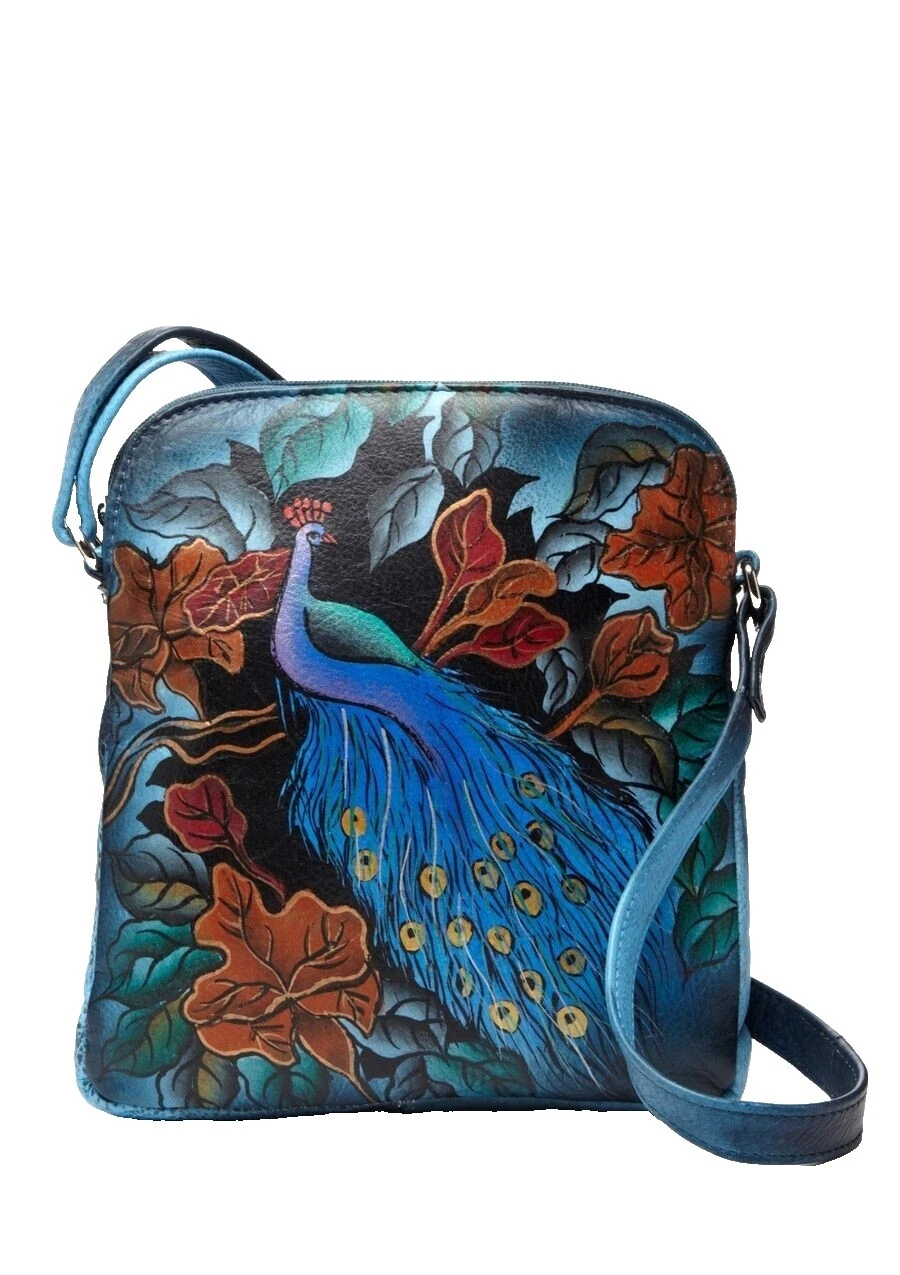 Hippy Cuero 1990s Vintage Bolsas, Bolsos y estuches