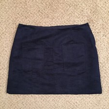 Old Navy Skirt Size 4 Short Blue Microfiber A-line Lined