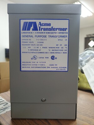 ACME Transformer T-2-53010-S 240/480V (VR8)