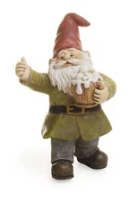 Miniature Fairy Garden Cheers Gnome Drinking Beer Pick - Buy 3 Save $5