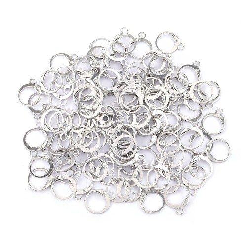 100x 925 Sterling Silver Leverback Earrings Wires Lever Back Findings Making Ho - Picture 8 of 13