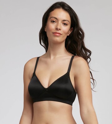 Playtex BH ohne Bügel in Schwarz Essential Support Schwarz NEU