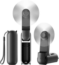 Ventilador portátil de mano con batería recargable por USB de 2000 mAh plegable.