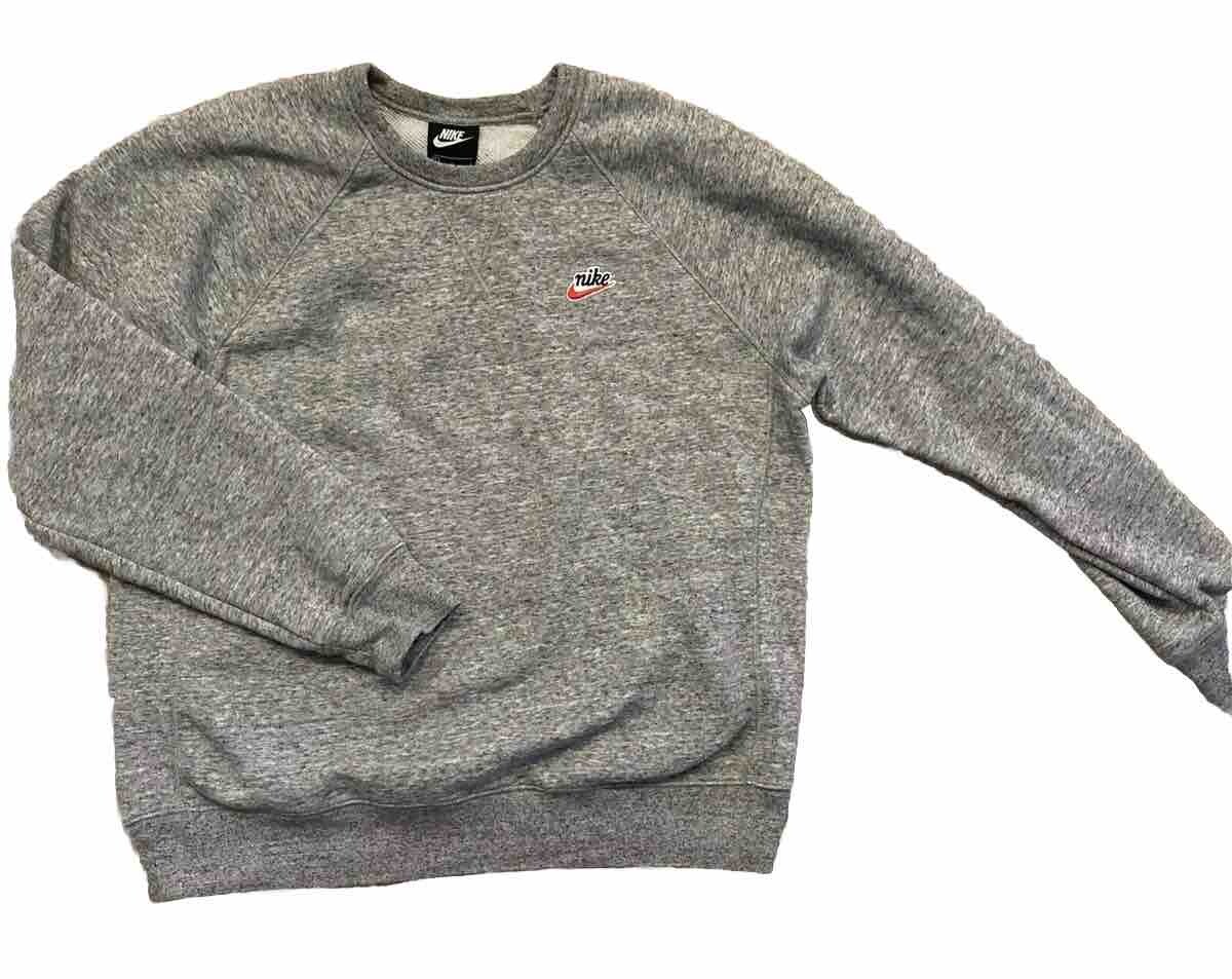 RARE Vintage Nike Crewneck Long Sleeve Pullover Sweatshirt Mens Large L MINT