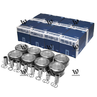 MAHLE 8x übergroße +0.5MM Kolbenringe Set für Mercedes-Benz M278 4.6T 4.7T