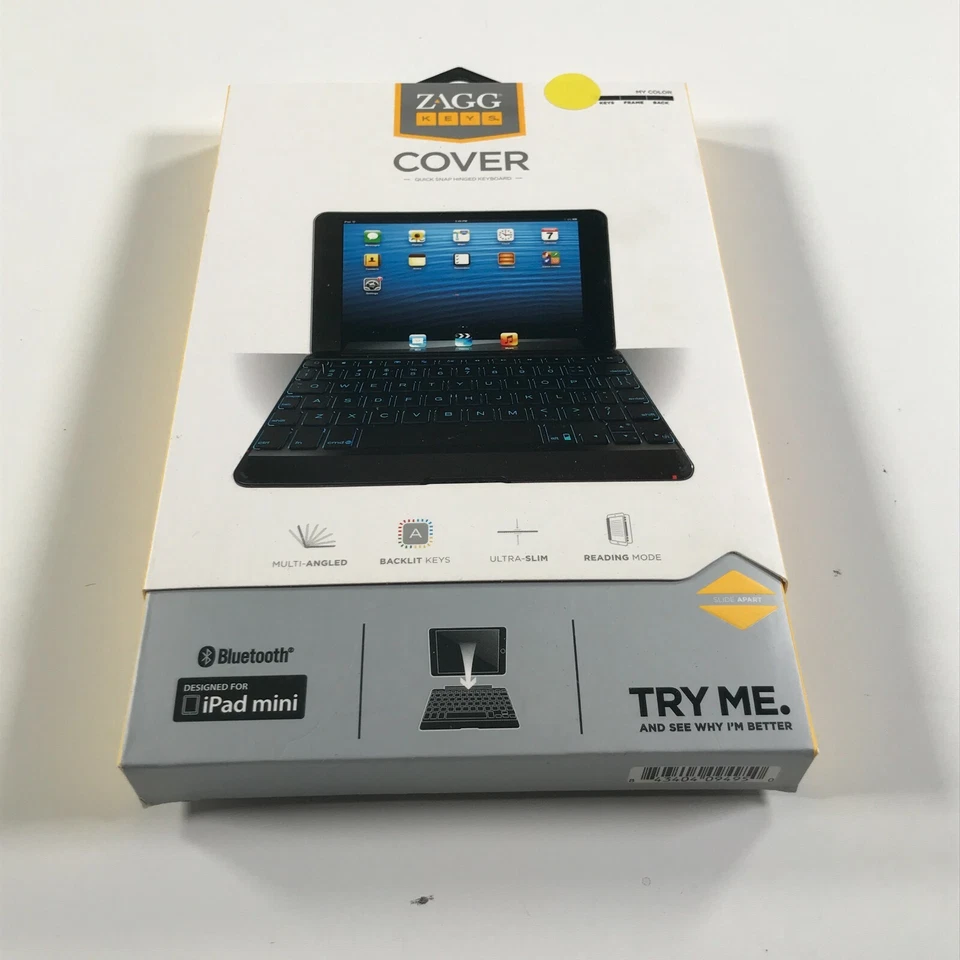 ZAGGkeys Quick Snap Magnetic Keyboard Cover for Apple iPad Mini 1 and 2 - Image 2 of 4