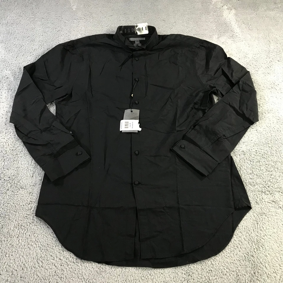 Camisa John Varvatos Para Hombre Pequeña Abotonada Jimi Hendrix Edición Limitada Negra 14 Foto 3 de 4