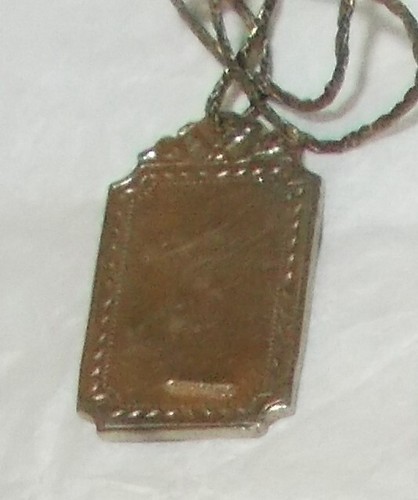 Christian Dior Bijoux Silver Vintage Tag Stamped trinket Charm Germany Original  - Picture 3 of 5